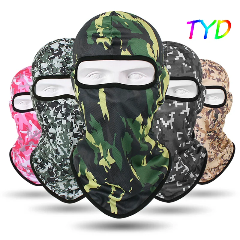 

Tactical Camouflage Balaclava Full Face Mask Ski Bike Cycling Army Hunting Head Cover Scarf Multicam Military Airsoft Cap Men