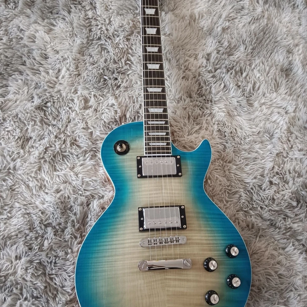 

Специальная Современная стандартная электрическая гитара, Кленовая панель, 22 грифа, с закрытой ручкой, джазовый инструмент