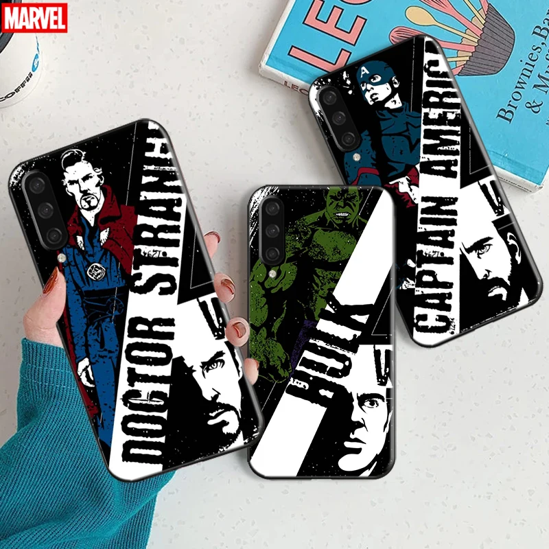 

Marvel Avengers For Xiaomi Mi A3 Phone Case 6.09 Inch Soft Silicon Coque Cover Black Funda Spiderman Iron Man Black Widow