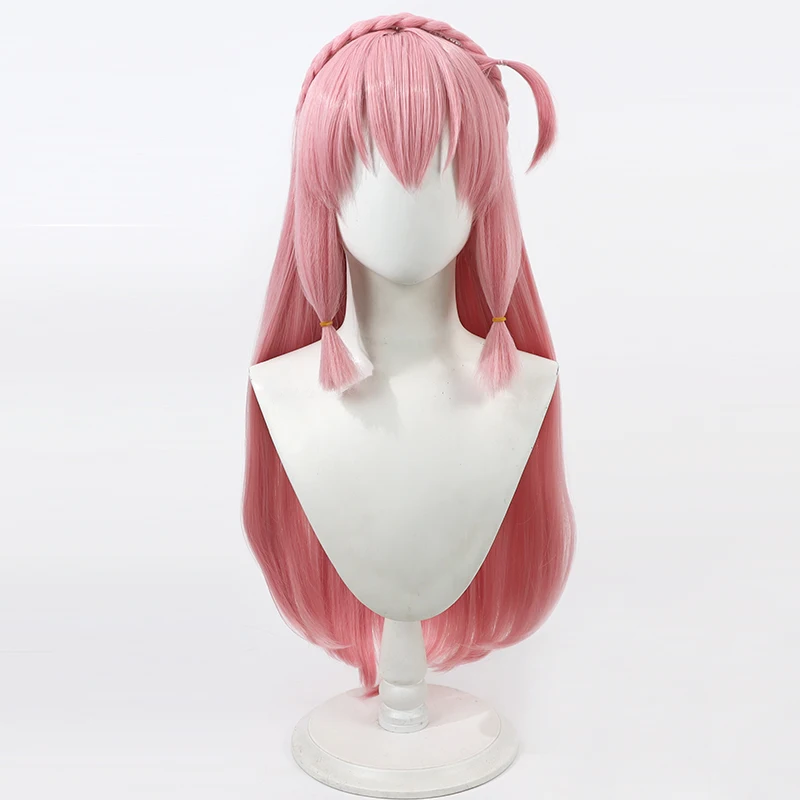 Nei Ookawamura Косплей Парик Mato Seihei No Slave Розовый Длинные термостойкие синтетические