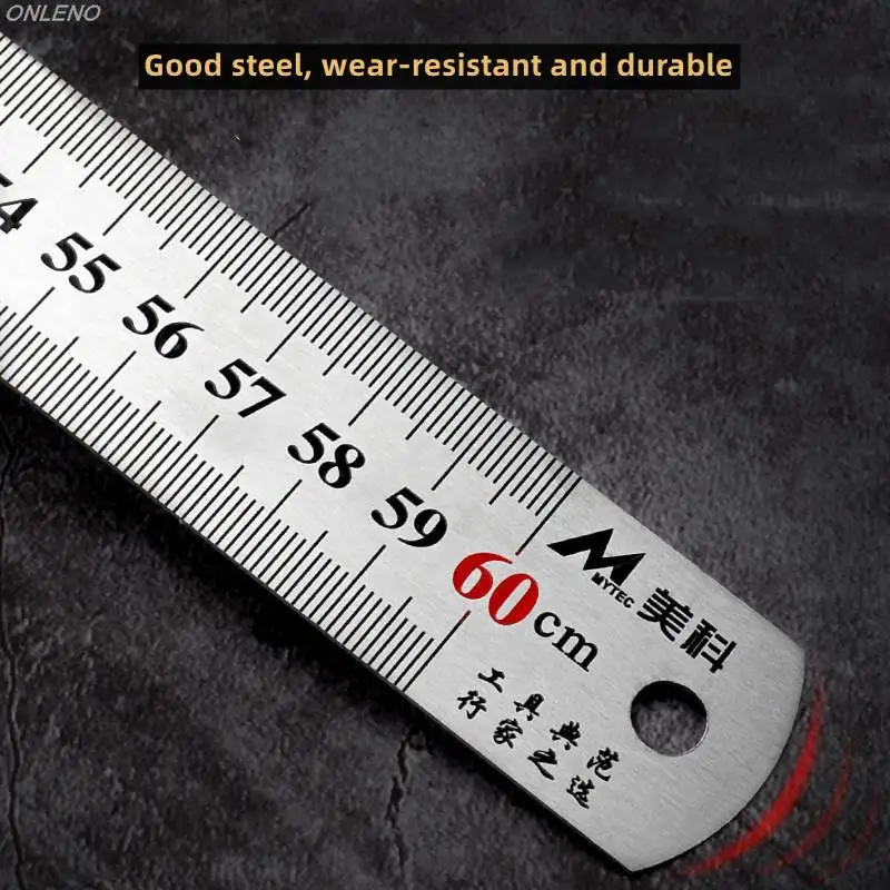 Линейка двусторонняя из нержавеющей стали 15/20/30/50 см |