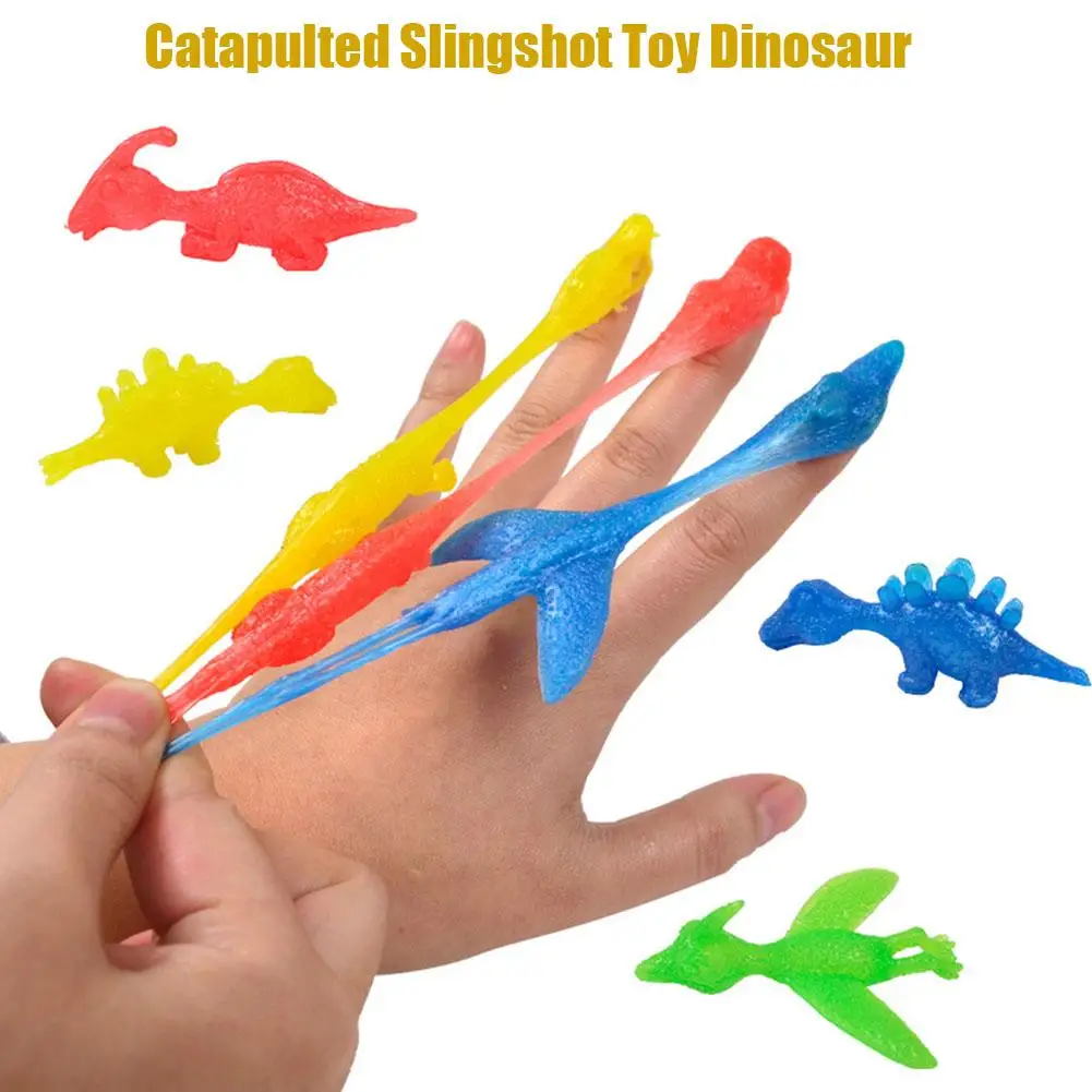 

Slingshot Dinosaur Finger Adult Kids Toys Catapult Games Favors Shoting Flying Funny Toy Stretchy Antistress Party Sticky I1z5