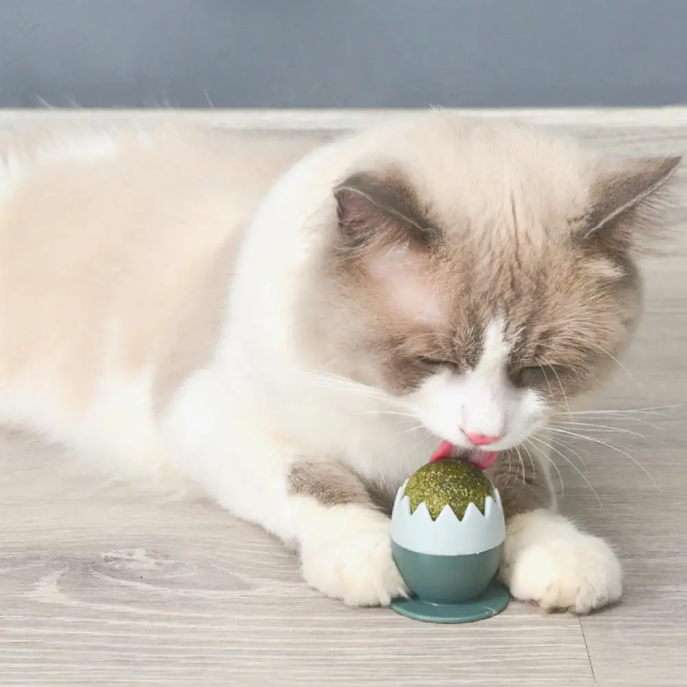 

Emotional Comfort Reusable Cat Mint Ball Licking Cleaning Toys for Home