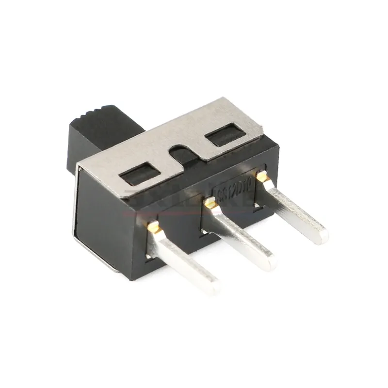 10 шт. SS12D10 SS12D06 тумблер 3 контакта изгиб прямые ножки 1P2T ручка высота 5 мм