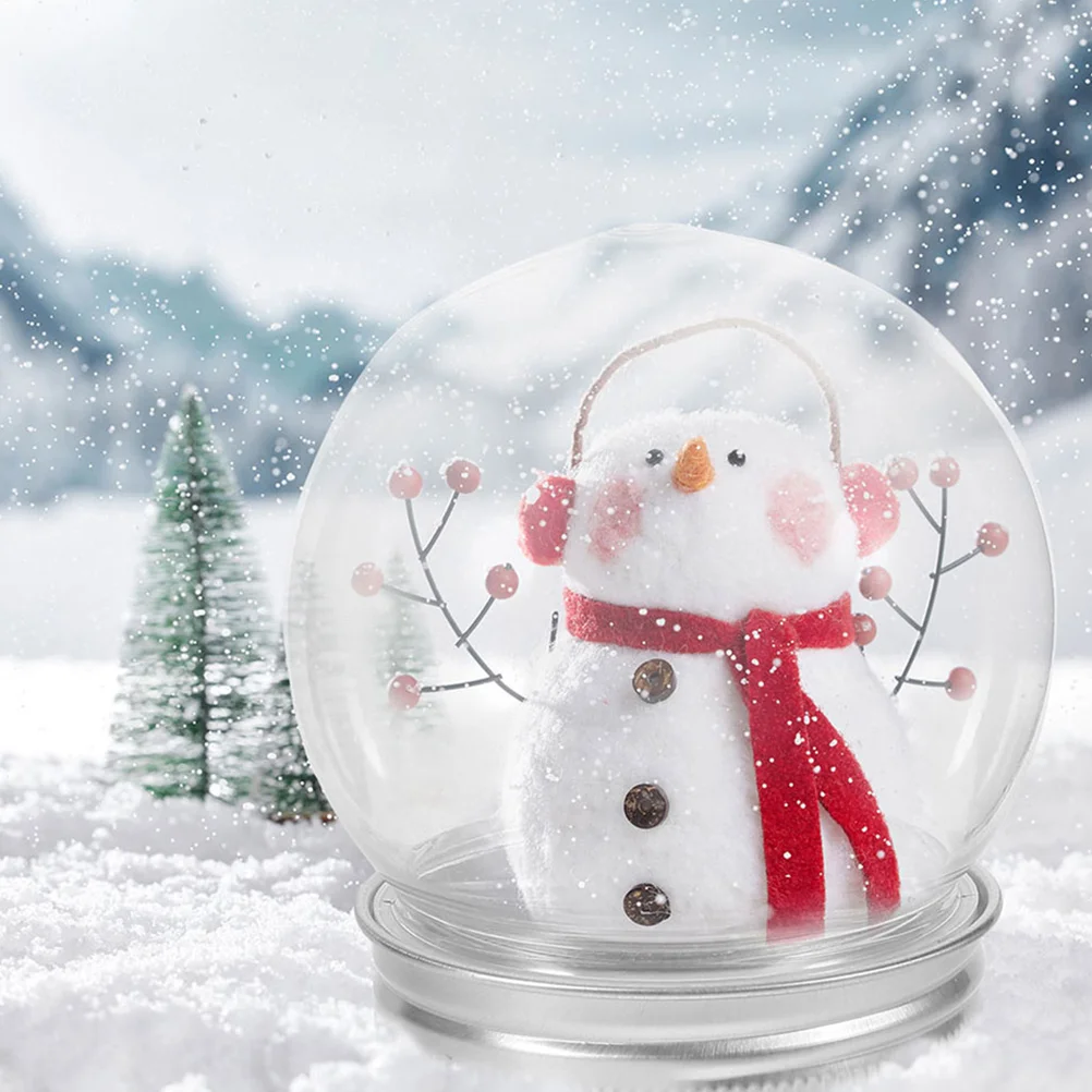 6 шт. прозрачный снежный шар прозрачная бутылка для снежков компактный