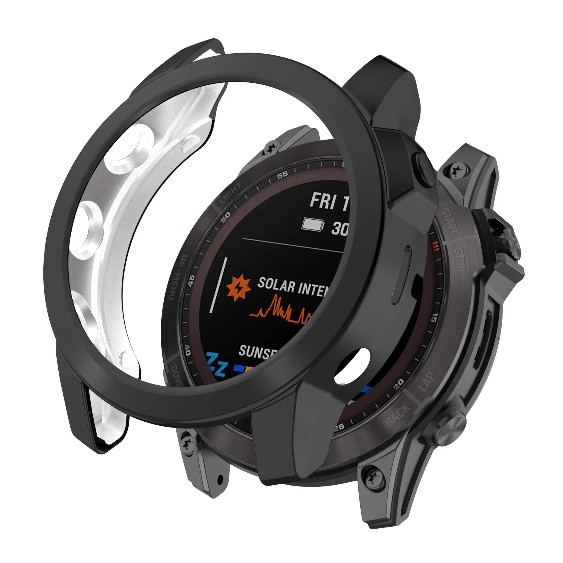 Protector Cover For Garmin Fenix 7 Case TPU Plating Drop-Proof Case For Fenix7 7S 7X Sport Smartwatch Bumper Shell Accessories