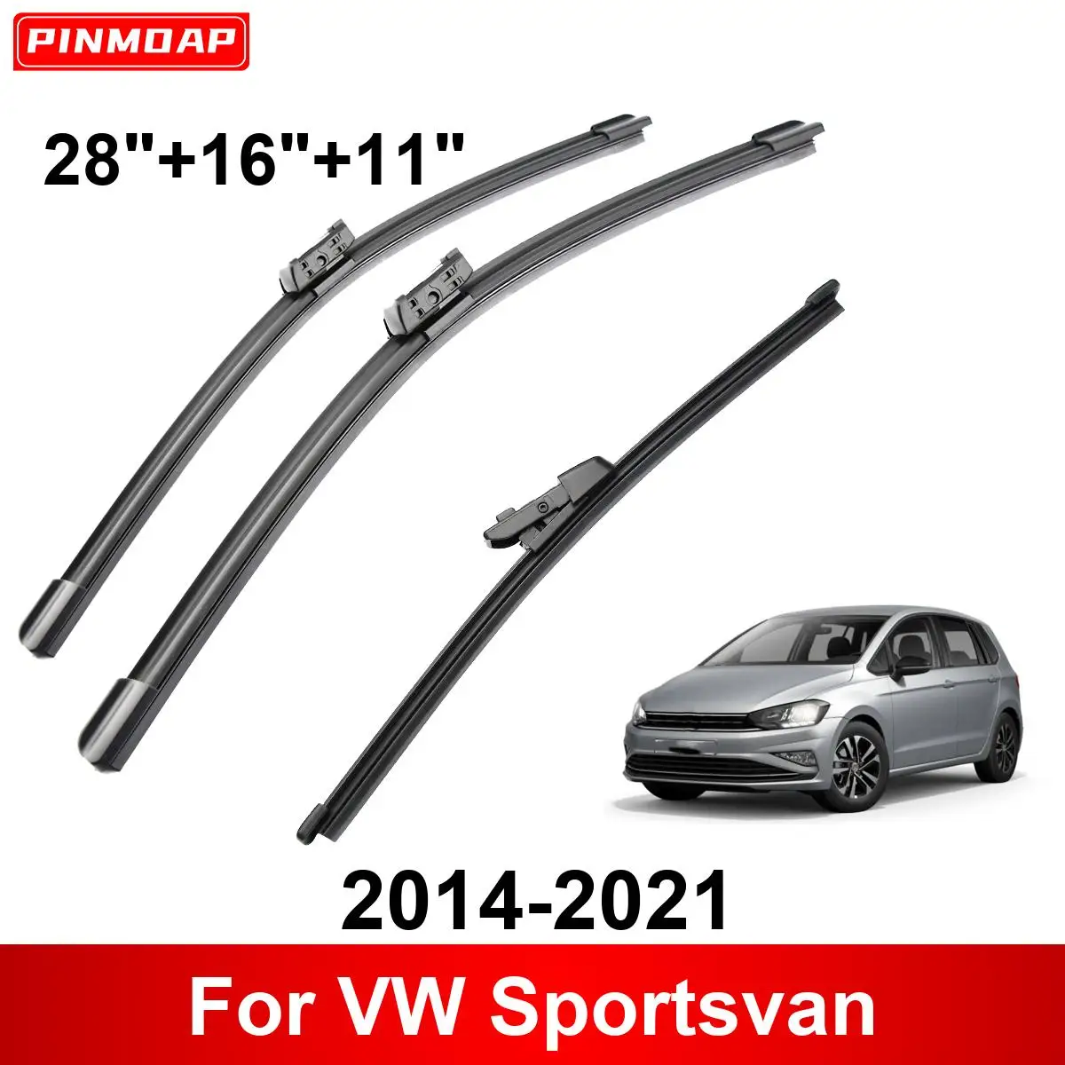 Автомобильные щетки стеклоочистителя для VW Sportsvan 2014-2021 передние и задние