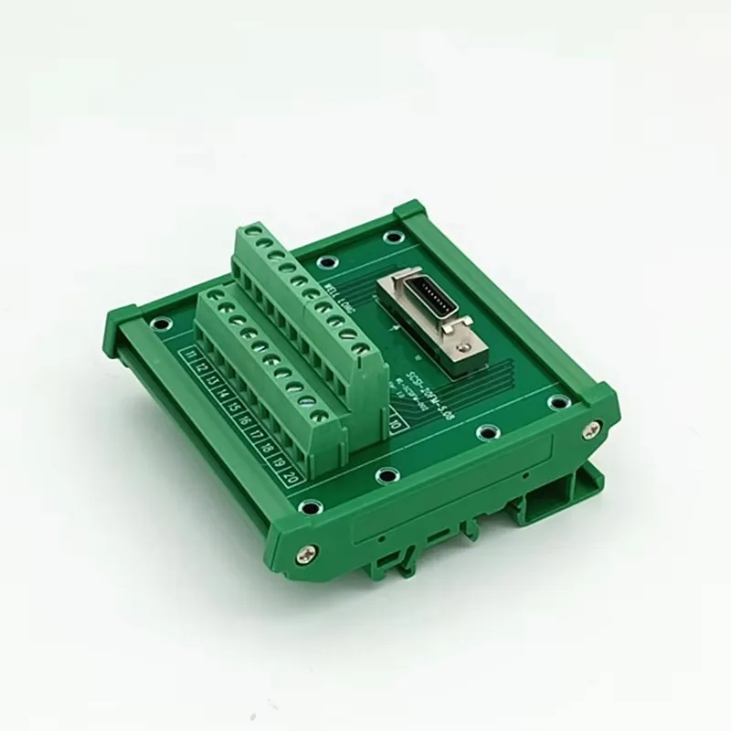Интерфейсный модуль для монтажа на DIN-рейку коммутационная плата SCSI 20P MDR