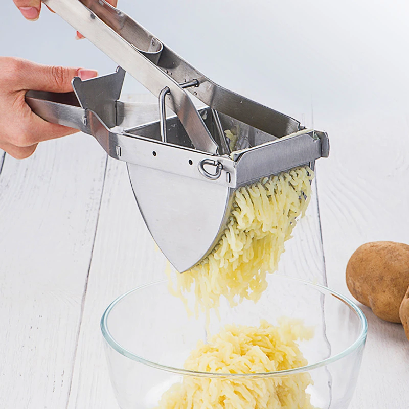 

Stainless steel potato press potato masher potato masher fruit lemon juicer vegetable stuffing squeezer