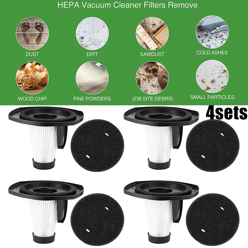 

6pcs/set Hepa Filters Sponge Filter Vacuum Cleaner Replacement For MOOSOO LT450 Vacuum Cleaner HEPA Filters Remove Parts