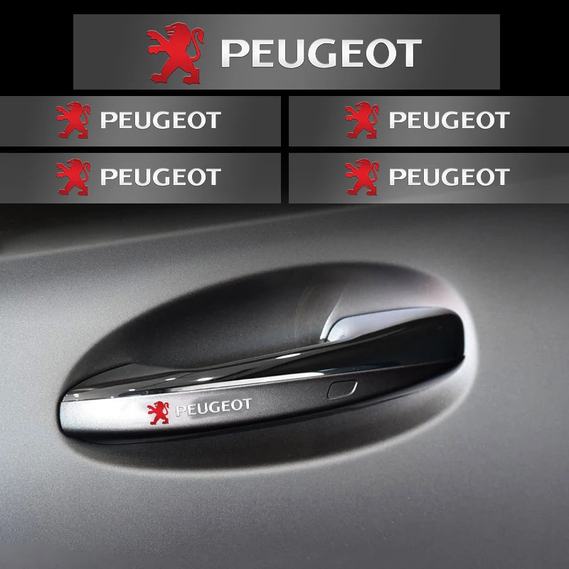

1/5/10pcs New Car Interior Decoration Random Stickers Car Goods For Peugeot 206 207 307 3008 2008 308 407 408 508 301 208 RCZ