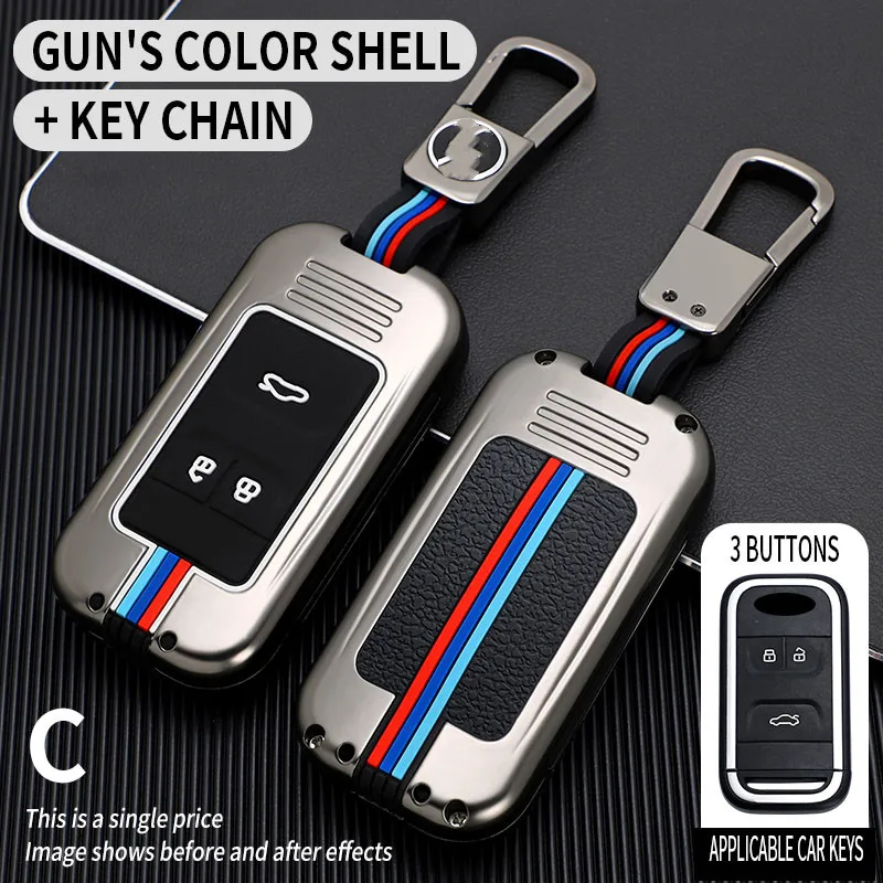 

Car Key Cover For Chery Tiggo 8 7 5X 2019 2020 Smart Keyless Remote Fob Protect Case Keychain Car-Styling Holder Accessories