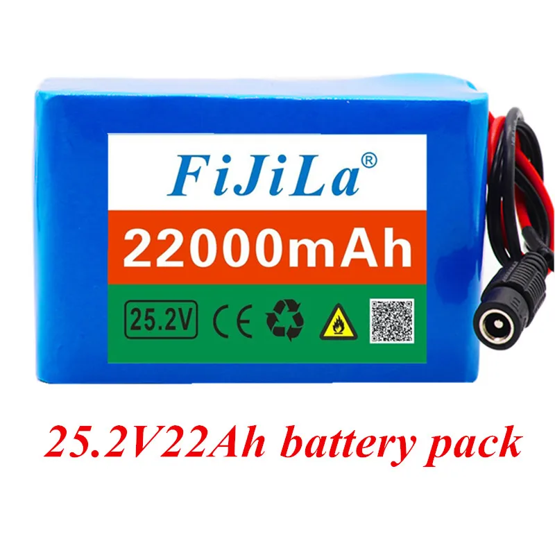 

6s4p 24V 22Ah 18650 Battery Lithium Battery 25.2v 22000mAh Electric Bicycle Moped /Electric/Li ion Battery Pack with pack BMS