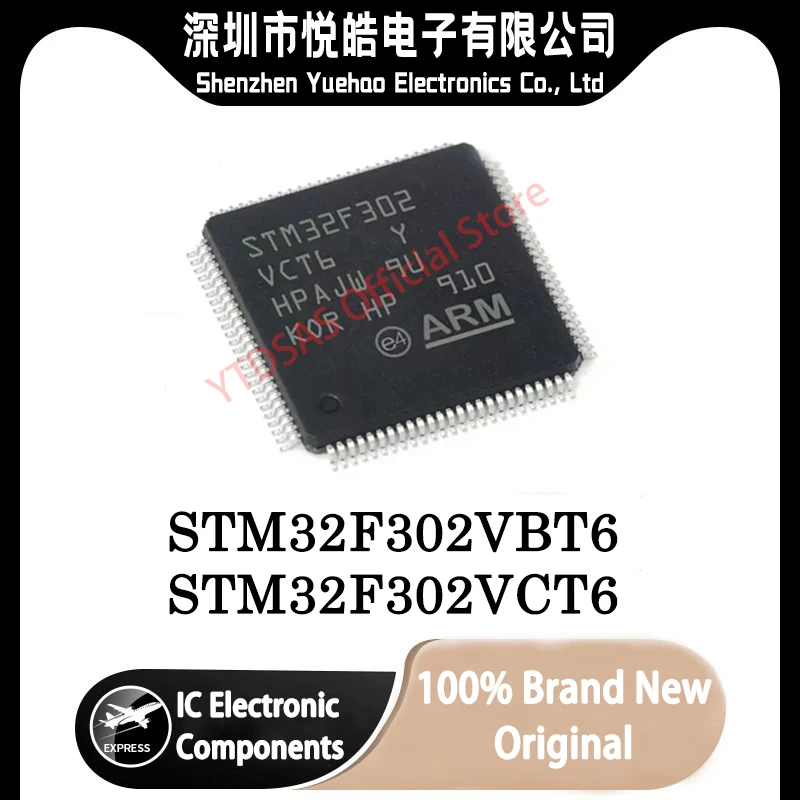 STM32F302VBT6 STM32F302VCT6 STM32F302VB STM32F302VC STM32F302 STM STM32 STM32F MCU LQFP-100 IC Chip