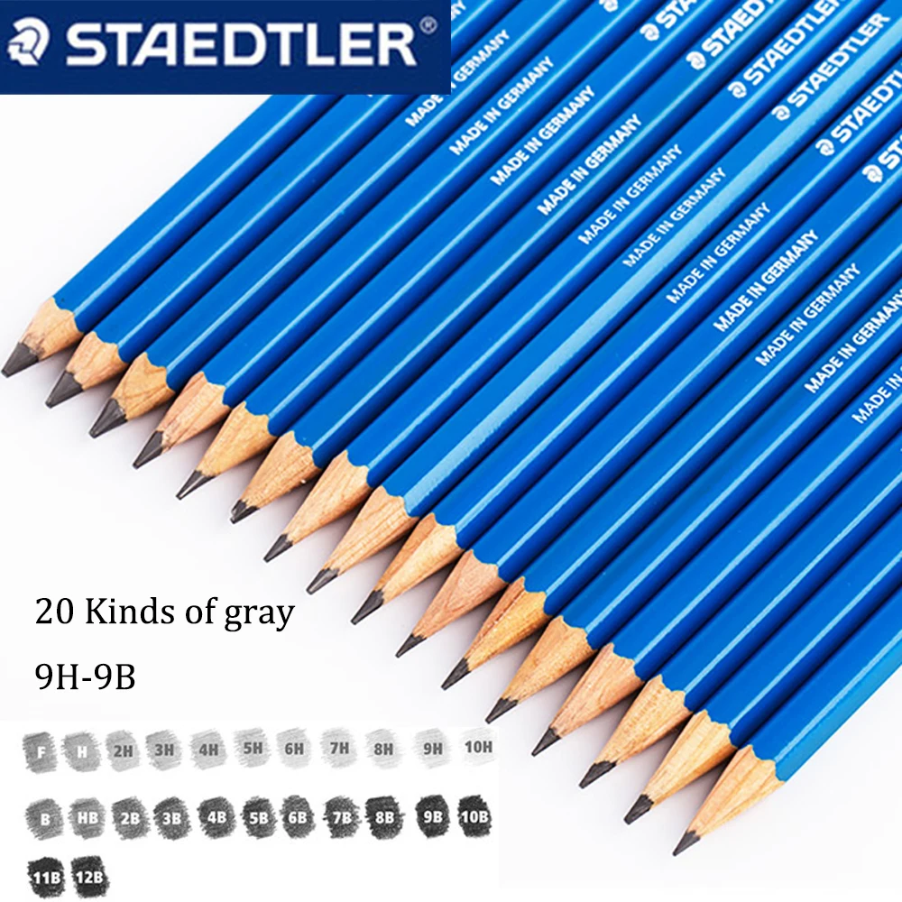 

12 шт., немецкие карандаши для студентов