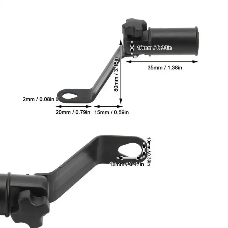 Держатель для телефона на мотоцикл металлический Удлинитель руль скутера