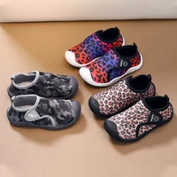 children shoes for girls boys sports shoes 2022 new soft bottom baby toddler flats cute leopard print sneakers kids casual shoes