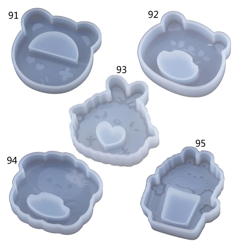 

Quicksand Resin Casting Mold Mini Animal Resin Art Shaker Mold Bear Chicken Mold N84D
