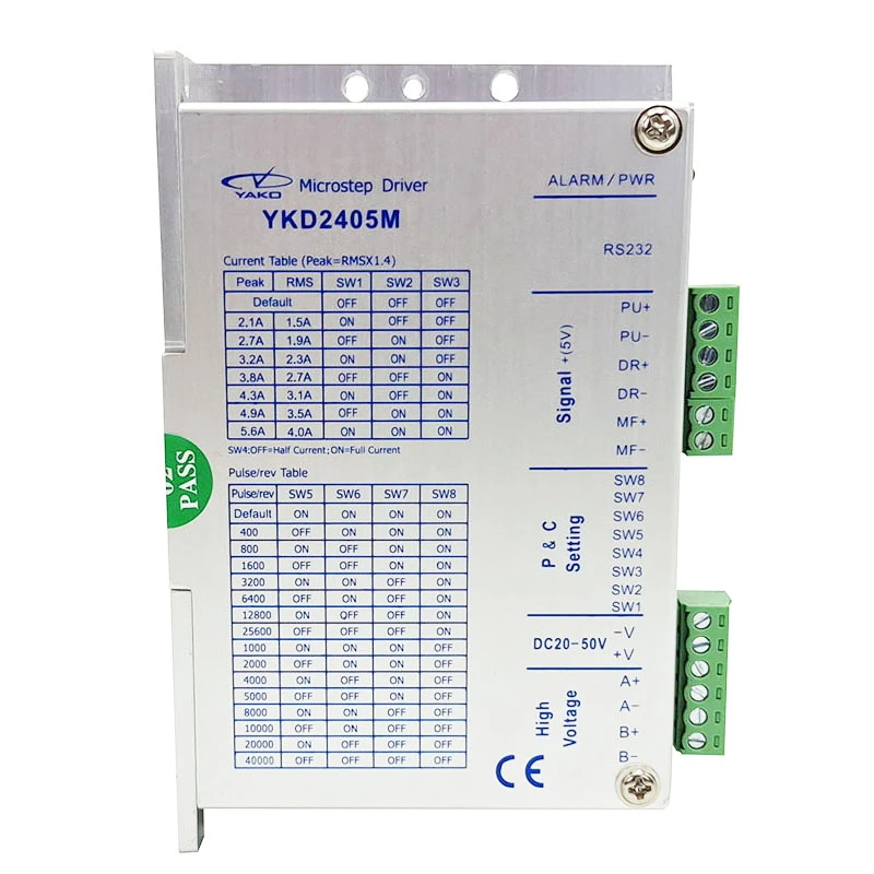Цифровой шаговый Драйвер YKD2405M Origin YAKO 32 бит DSP двухфазный драйвер для фланцевого