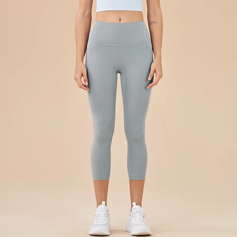 Soisou nailon jooga capri püksid säärised naiste püksid jõusaal seksikas kõrge vöökoht tihe hingav elastsed tüdrukute spordipüksid 13 värvi