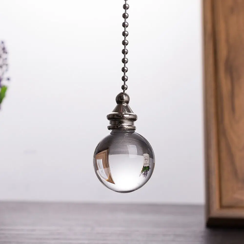 

Цепочка в стиле хрусталя для ванной и туалета, ручка шнура для выключателя света, подвеска на потолочный вентилятор, украшение для дома, шнур с цепочкой