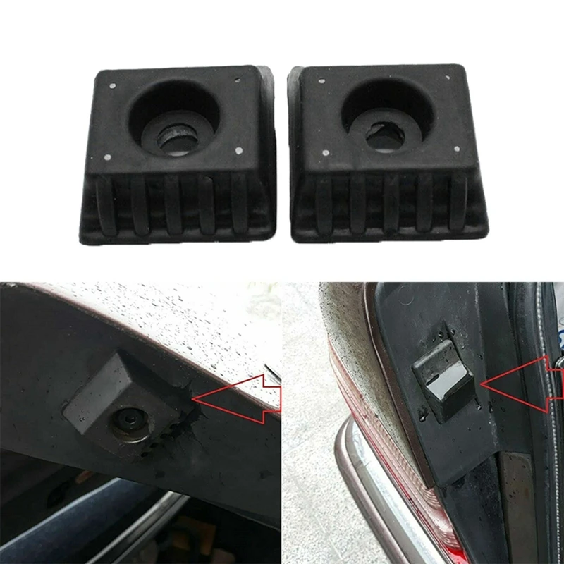 4Pcs Rear Trunk Rubber Buffer 1247580044 1247580144 For Mercedes-Benz W124 A124 C124 Car Boot Lid End Stop