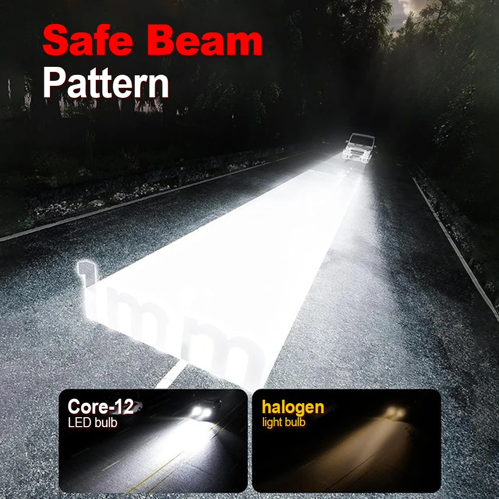 2 шт. Turbo 30000Lm автомобильные фары светодиодные лампы CANBUS Lights H4 HiLo Beam для Jeep Patriot 2010