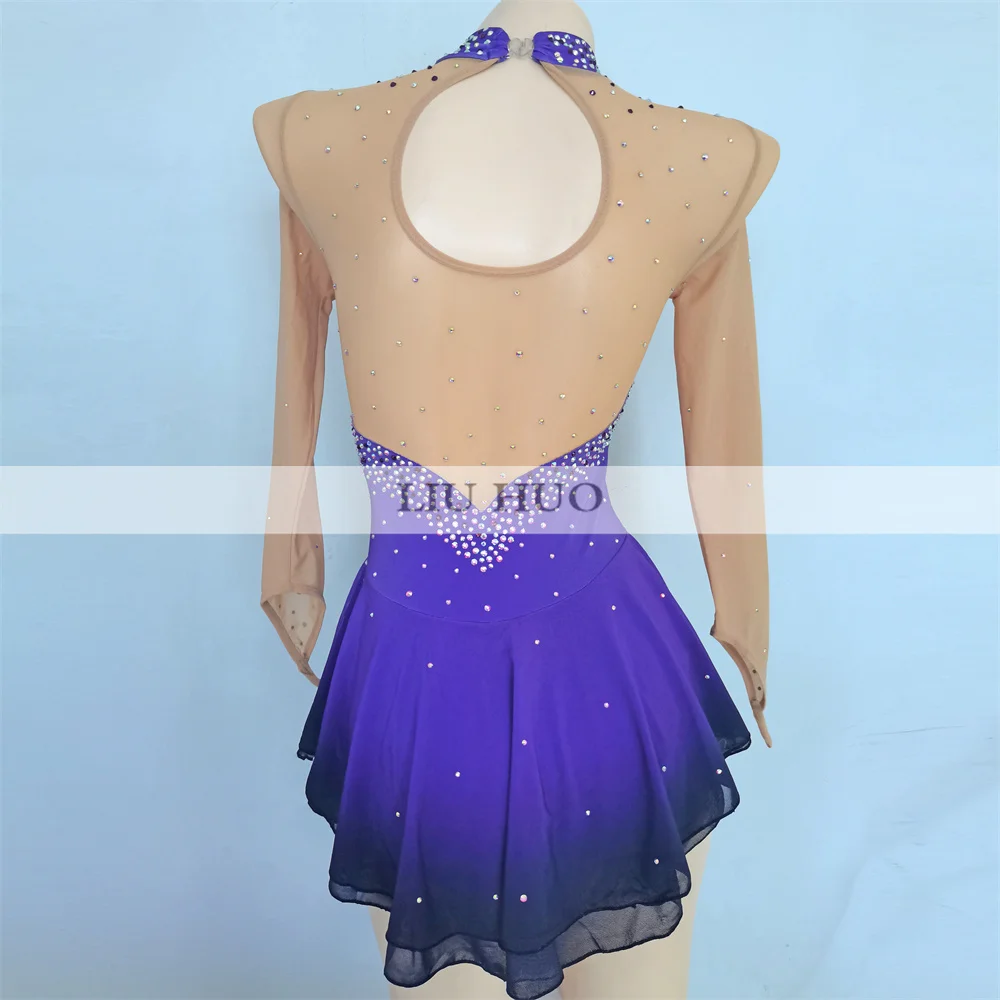 LIUHUO платье для фигурного катания на льду женщин и девочек-подростков