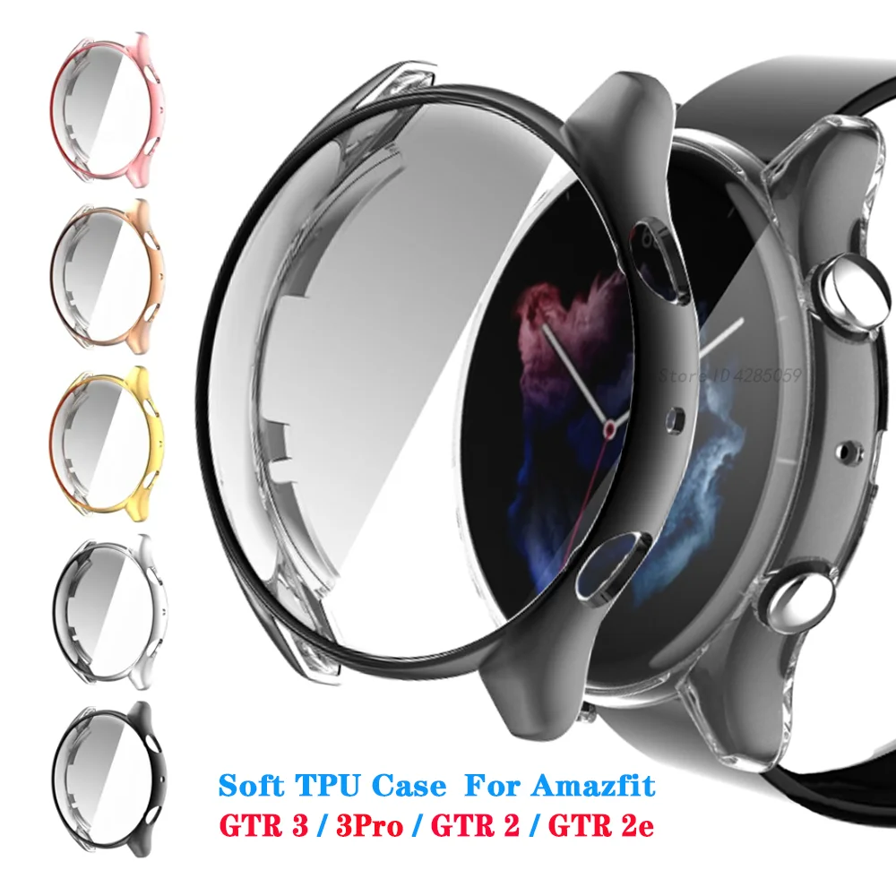Силиконовый защитный чехол для Amazfit GTR 2 3 цвет в ассортименте