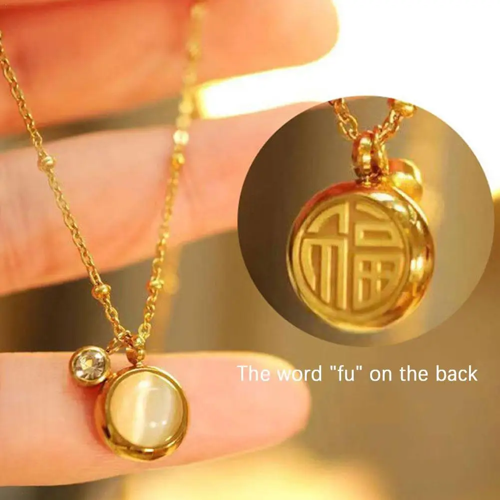 Женское Ожерелье из зеленого камня роскошная овальная подвеска Винтажное колье