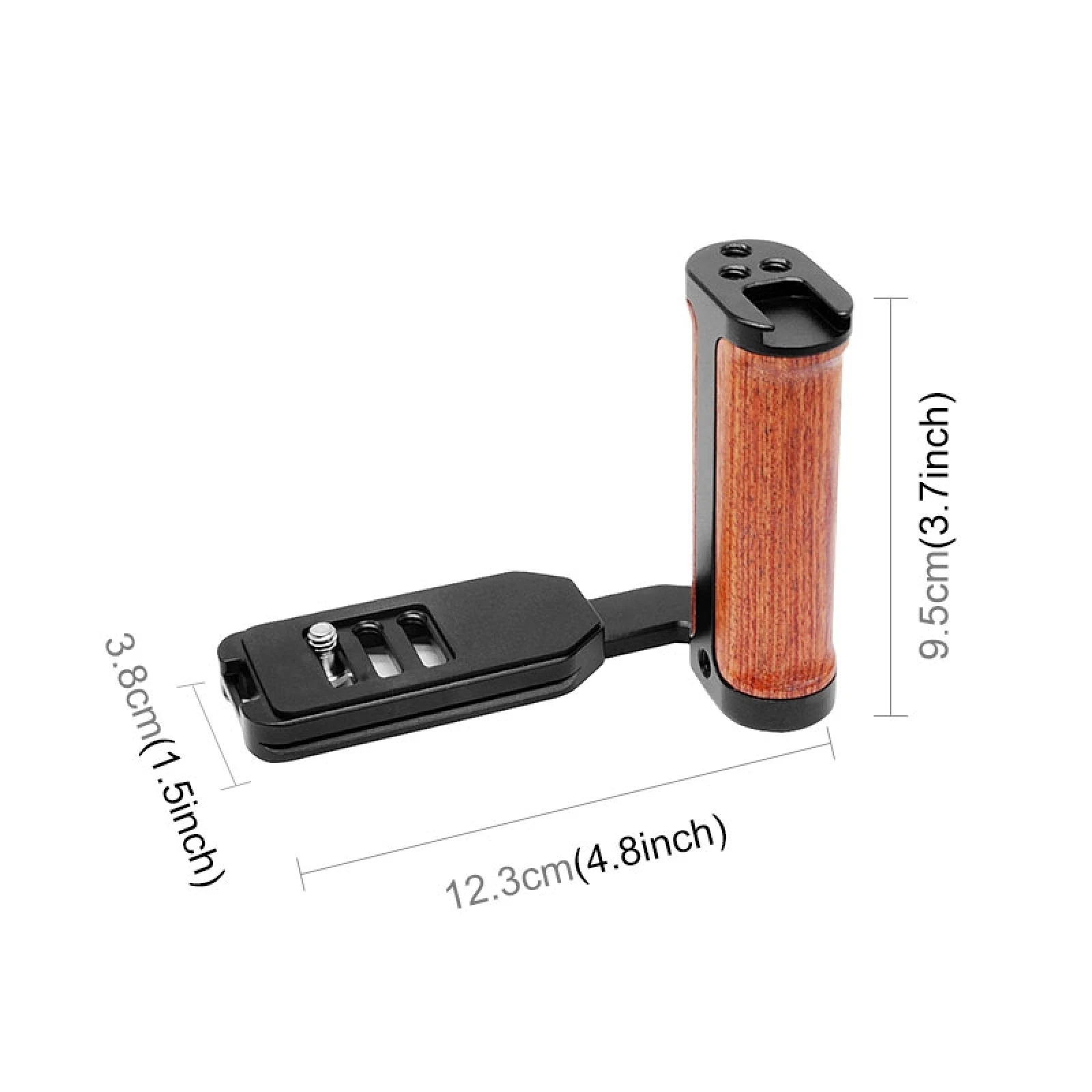 Деревянная ручка с вертикальной съемкой быстросъемная L-образная пластина для