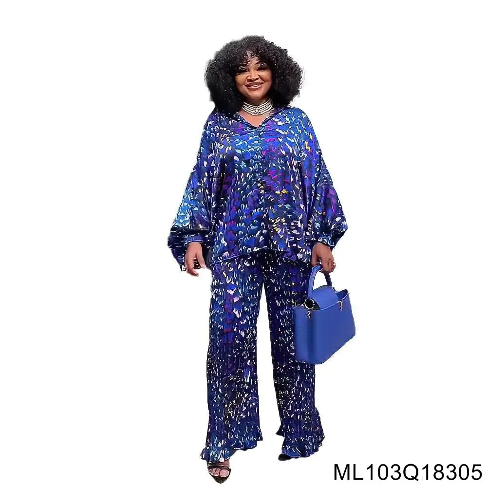 Новый африканский женский костюм больших размеров блузка из двух частей