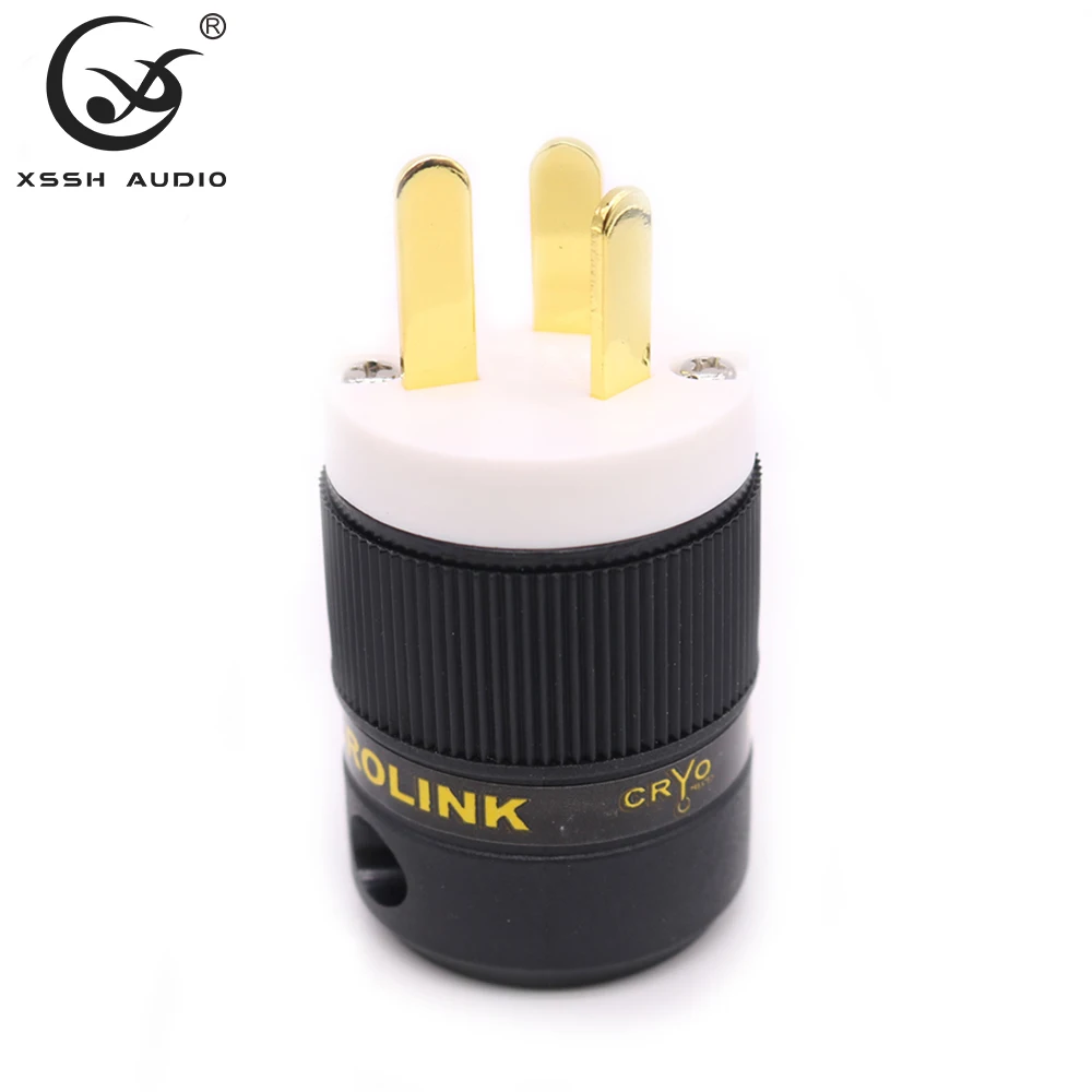 Электрический разъем YIVO XSSH Audio Hi-end HIFI с покрытием из чистой меди Золотой