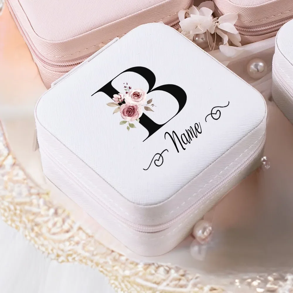 Персонализированные шкатулки для ювелирных украшений путешествий оригинальные