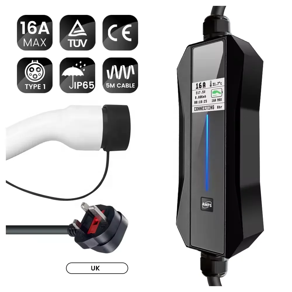 Оптовая продажа 3 5 кВт 7 11 22 мобильное зарядное устройство переменного тока для