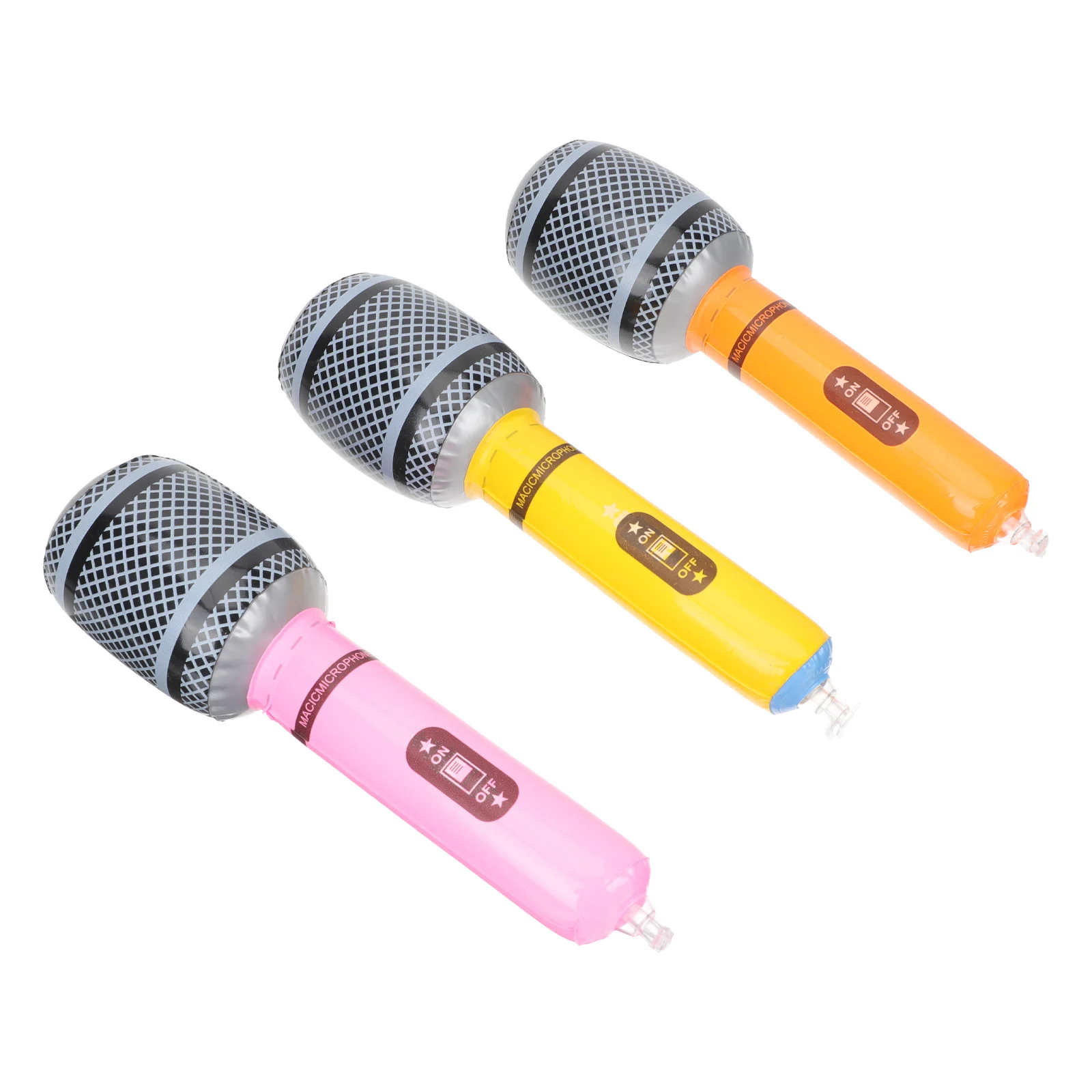 

Inflatable Rock Instrument Kids Microphone Toy Party Supply Decor Toddler Music Toys