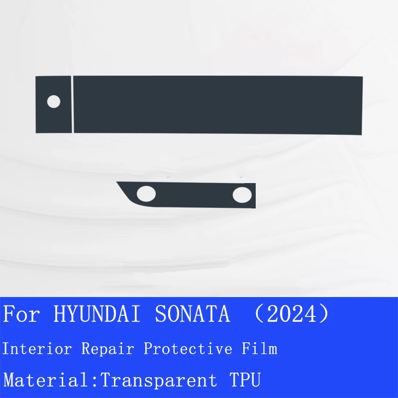 

Для HYUNDAI SONATA 2024, украшение интерьера автомобиля, коробка передач, центральная консоль, экран прибора, прозрачный, защитный, ремонтный