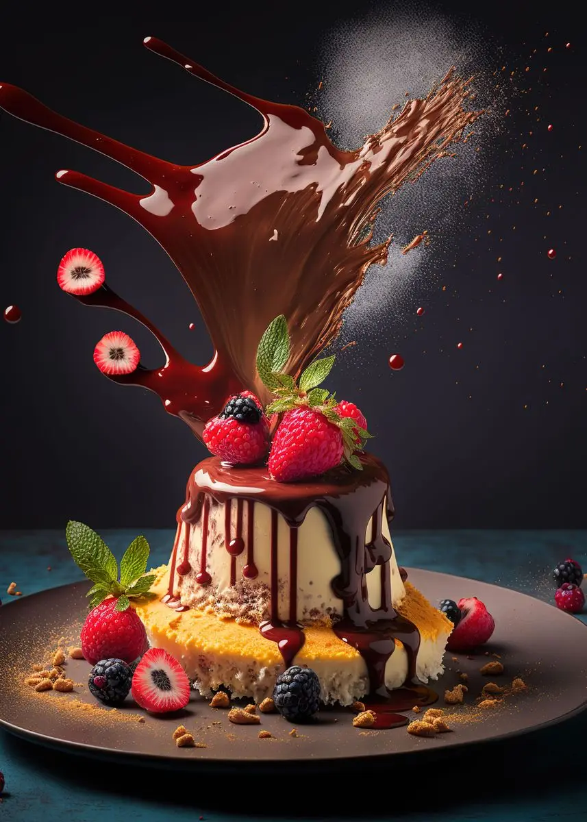 

Настенная картина "Шоколадный десерт" на холсте