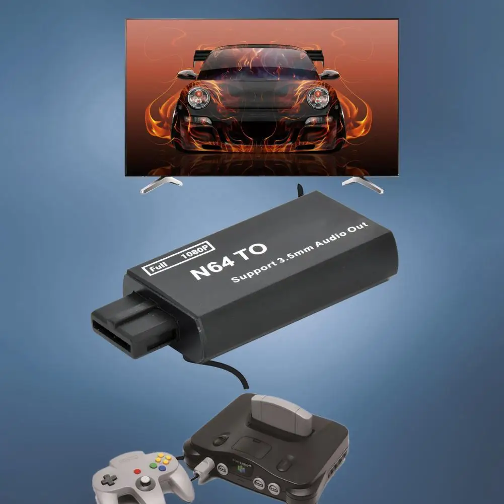 

Video Conversion Compact N64 to HDMI-compatible Full Digital Adapter for Game Console