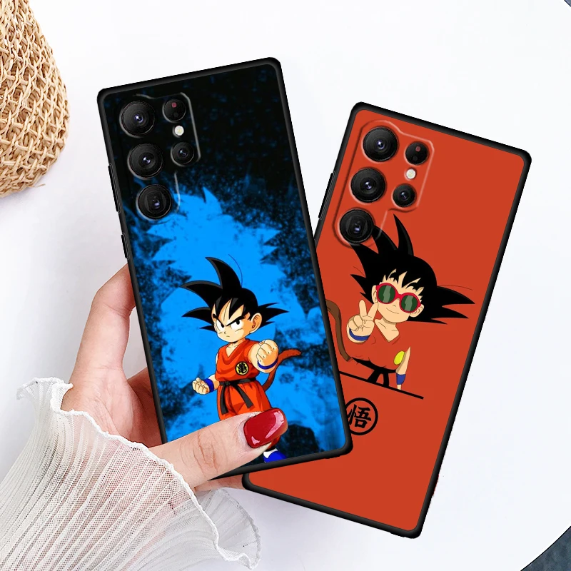 Чехол для телефона с Аниме D-Dragon Ball Z Сон Гоку Samsung Galaxy S24 S23 S22 S21 S20 FE S10 S10E Plus Ultra Pro Lite