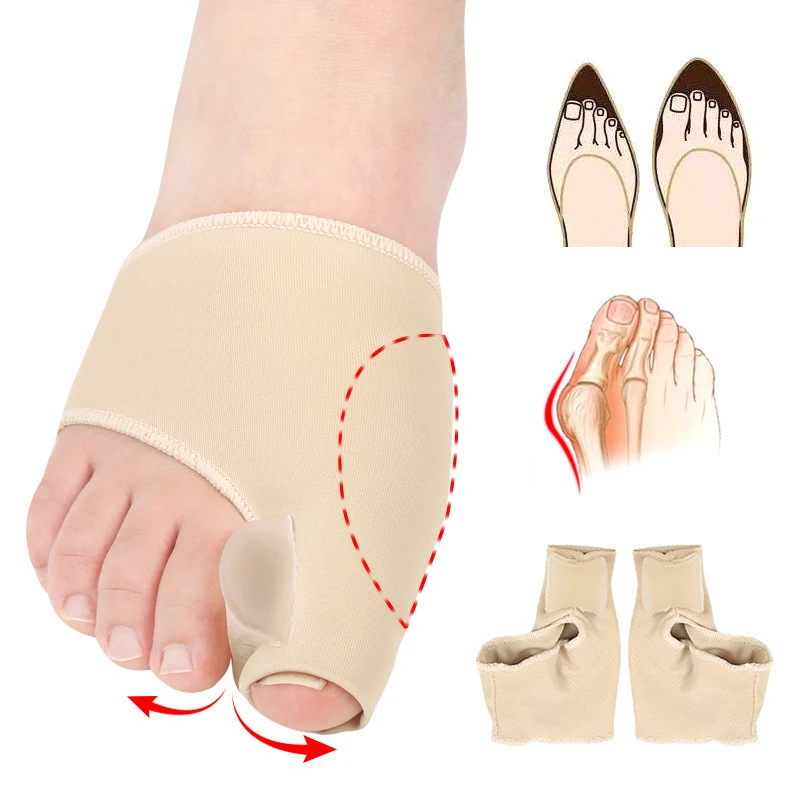 

Toe Separator Bunion Corrector Relief Sleeves Pads Brace Cushions Toe Straightener Spacer Hallux Valgus Relief Foot Protector