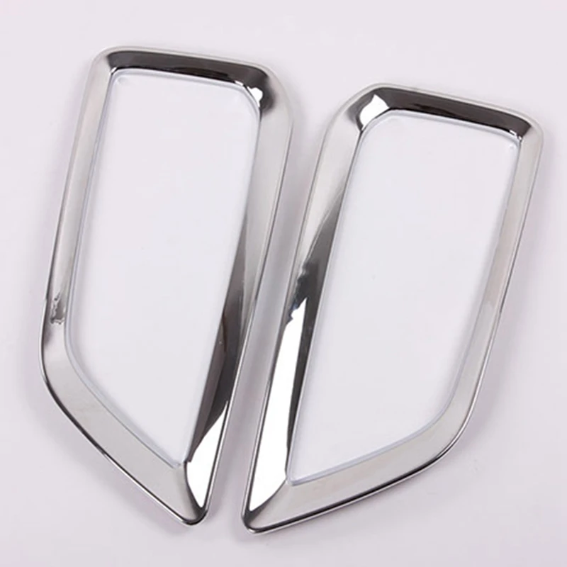 Автомобильная Хромированная передняя противотуманная фара ABS для Hyundai Encino Kona 2018