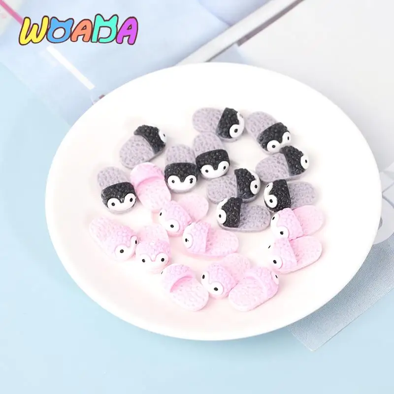 

Cute 5Pair 1/12 Scale Dollhouse Miniature Mini Slipper for Doll Shoes Accessories