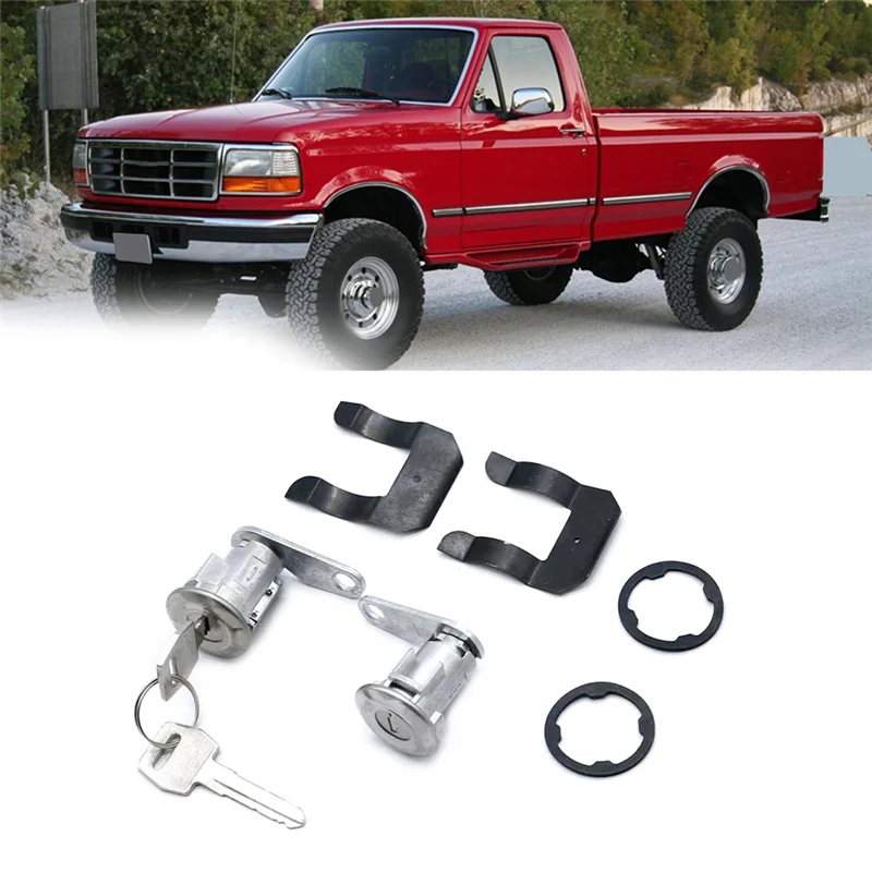 Цилиндр дверного замка DL1550 с ключами для Ford Mercury LTD Mustang Pinto Torino Econoline F100 F150 F250 F350