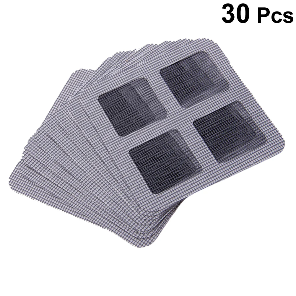 

30 Pcs Door Mesh Sticker Window Patch Screen Stickers Household Windows