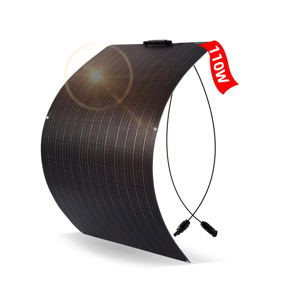 

New Flexible Solar Panel 110w 220w 330W 440w ETFE Monocrystalline Solar Cell 12V 24v System Kit Power Station Charger PV 1000W