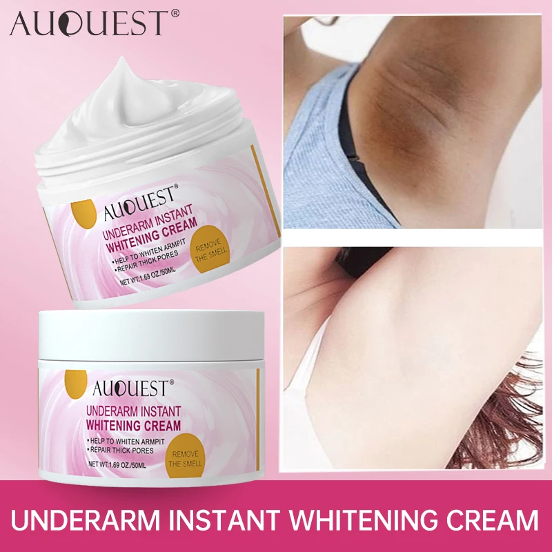AUQUEST Collagen Whitening Cream for Dark Skin Intimate Areas Armpit Private Parts Underarm Lightening Body Cream Skin Care