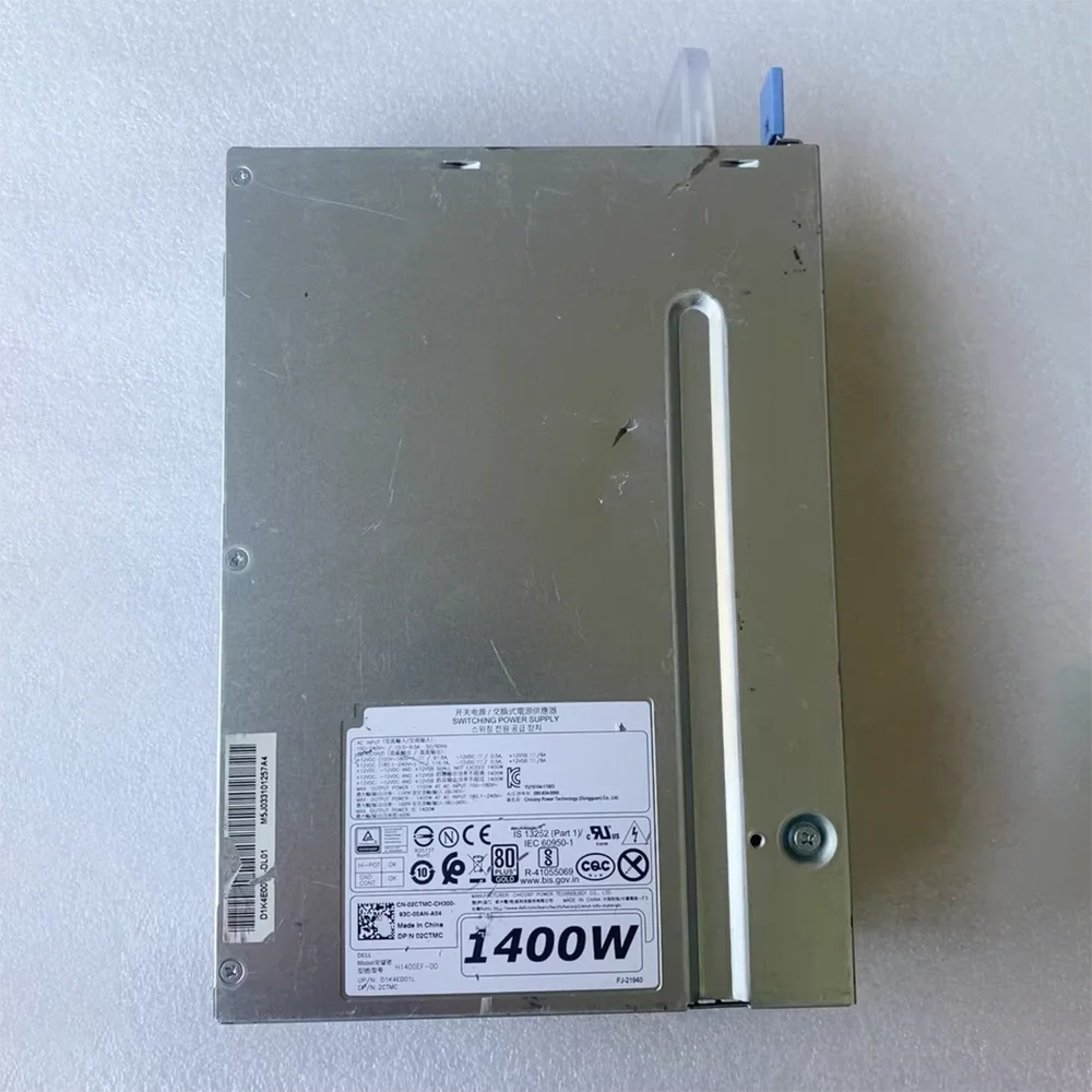 Для De-ll 1T7920 Блок питания рабочей станции 1400 Вт H1400EF-00 2CTMC