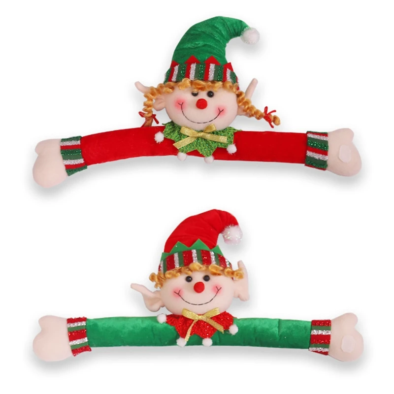 

Christmas Curtain Buckle Tieback Cartoon Elf for Windows Xmas Curtain Decors