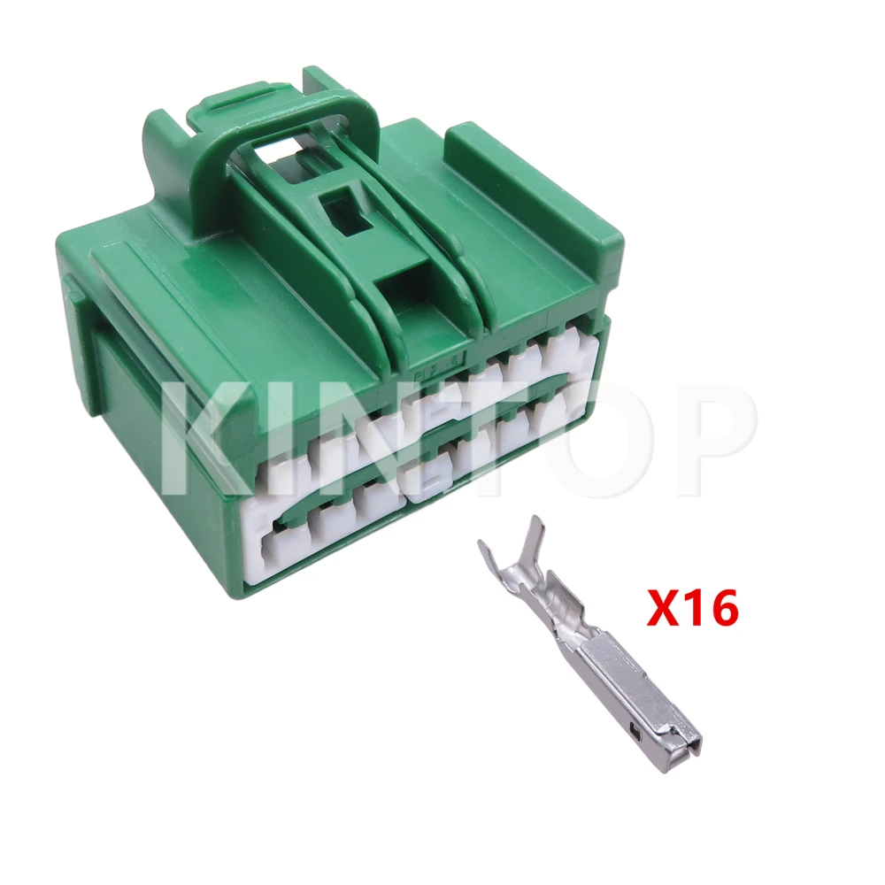 

1 компл., 16 контактов 7282-6453-60 7283-6453-60, автомобильный проводной Кабельный разъем с проводами, Автомобильный штекер, гнездовые розетки